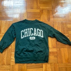Chicago crew neck - Dark Forrest Green